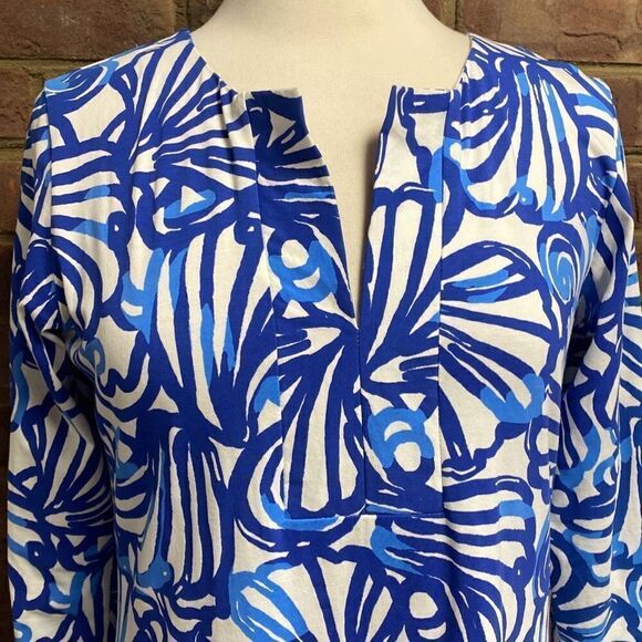 Barbara Gerwit by Tabitha Blue Quarter Sleeve Dress Size Large - Picture 3 of 8